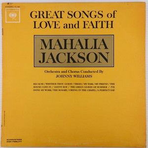 Mahalia Jackson Great Songs Of Love & Faith 1962 12" LP Record Hollywood CL 1824